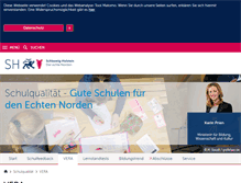 Tablet Screenshot of lernstand.lernnetz.de