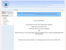 Tablet Screenshot of fritz-reuter.lernnetz.de