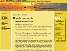 Tablet Screenshot of nordseeschule.lernnetz.de