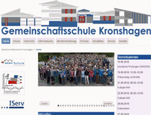 Tablet Screenshot of gemeinschaftsschule-kronshagen.lernnetz.de