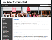Tablet Screenshot of hgg-kiel.lernnetz.de