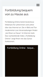 Mobile Screenshot of fortbildung-online.lernnetz.de