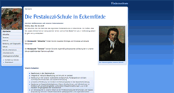 Desktop Screenshot of pestalozzischule-eckernfoerde.lernnetz.de